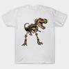 T Shirt Women Dinosaur Trex Skeleton For Kids Cool Halloween Par Harajuku Print Kawaii Tshirt Summer Short Sleeve Female T-Shirt Top Tee