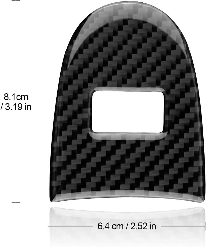 Gear Shift Panel Cover Trim for Chevrolet Corvette C6 2005-2007 Interior Accessory Carbon Fiber Style