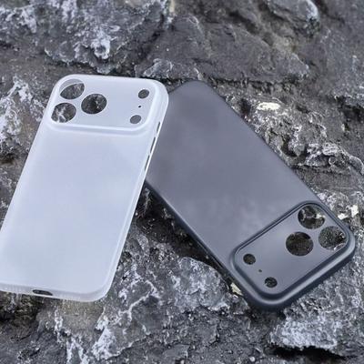 Тонкий дышащий матовый чехол для iPhone 17 16 15 14 13 12 11 Pro Max 7 8 Plus SE 17 Air Жесткий ПК Ударопрочный чехол