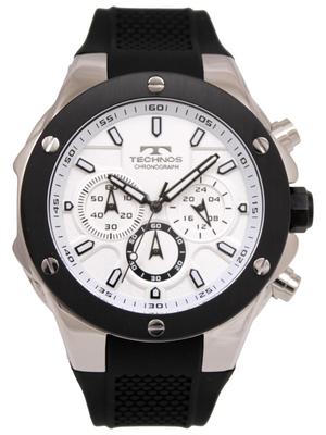 Мужские часы Technos T6C22BS с хронографом, черные