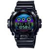 Мужские кварцевые часы G-SHOCK с resin-корпусом, водозащитой 200 м, ударопрочностью, будильником DW-6900RGB-1