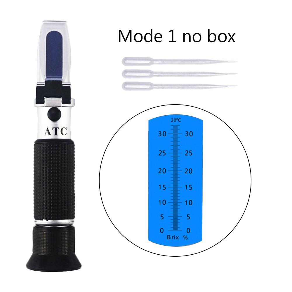 Portable Sugar Brix Refractometer Hand Held Optical Milk Refratometro 0-32% Brix Juice Tester Build In ATC No Retail Box
