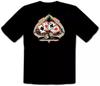 Черная футболка Hot Rod Poker Rockabilly Tattoo -293-