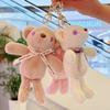 Teddy Bear Plush Keyring Bag Charm - Small Bear Doll Toy