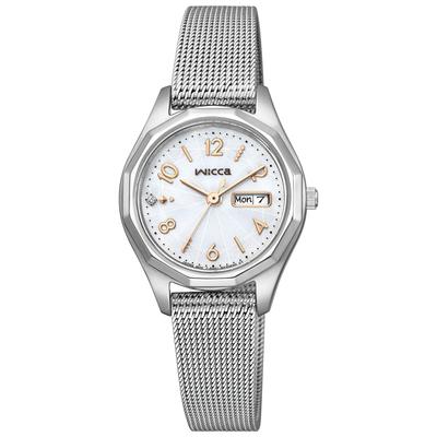 [Citizen] Wicca Solar Tech Водонепроницаемые сетчатые часы Silver KH3-517-11 женские