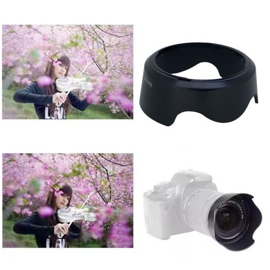 Lens Hood UV-Resistant To Install Camera Anti-Glare Easy Lens Petal Hood for Canon