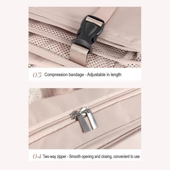 Дорожная сумка для хранения Пятислойная Большая вместимость Складная конструкция Подвесной органайзер Легкий Портативный Подвесной несессер