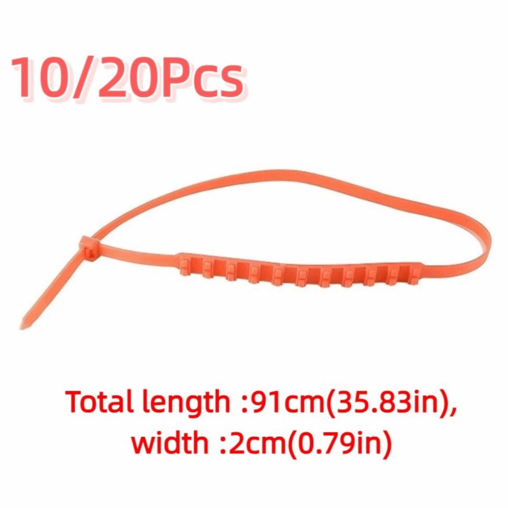 10/20Pcs Universal Anti-Skid Snow Chains Double Grooves Cable Ties Car Tire Strap  Winter
