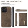 2 In 1 Detachable Magnetic Leather Case for IPhone 16 Pro Max 15 13 12 11 Xs XR 14 Plus Se 2022 Wallet Cover Cards Holder Pocket