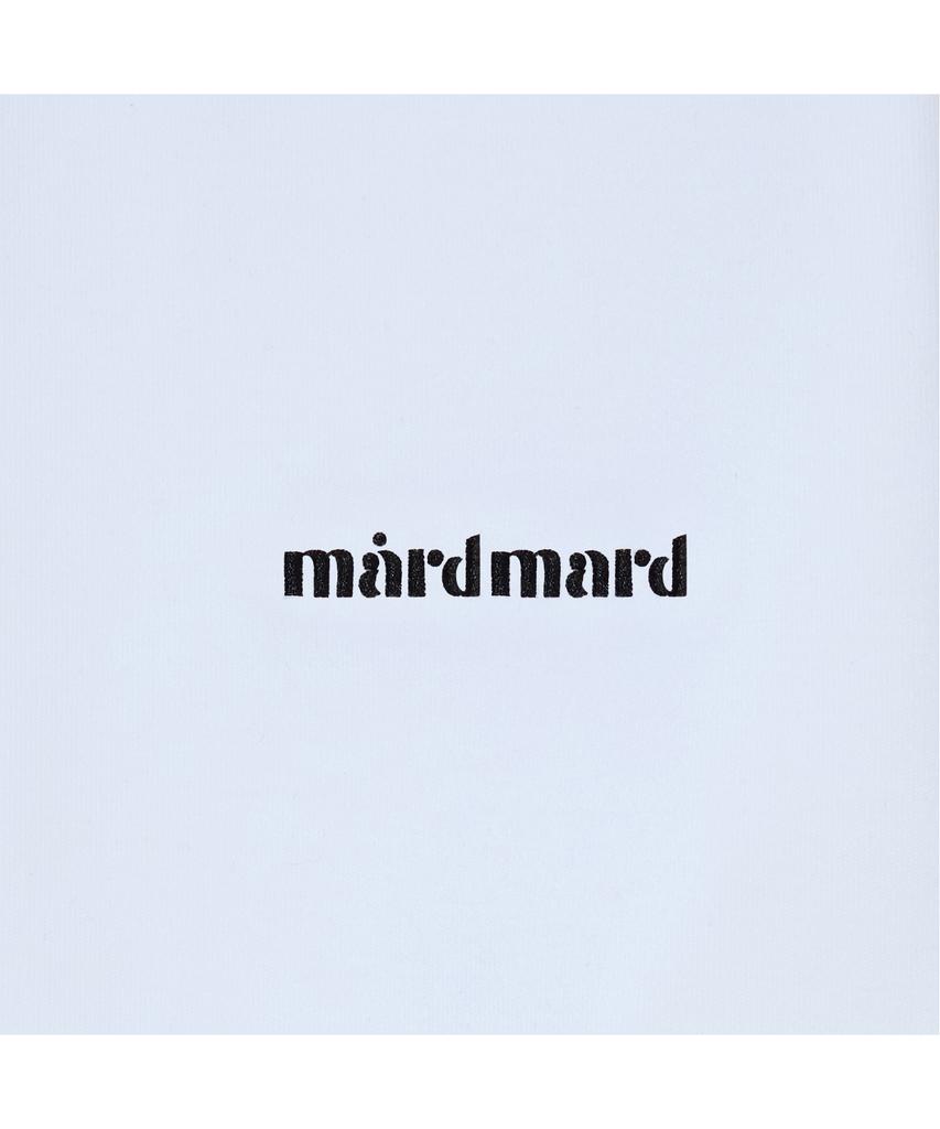 Укороченная футболка MARDMARD Ribbinger - Белая