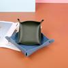 Office Storage Appliance PU Leather Storage Tray Desktop Storage Home Decoration