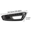 Для Ford Focus ST 2015 2016 2017 2018 решетка переднего бампера противотуманная фара крышка противотуманные фары рамка отверстие автомобильные аксессуары