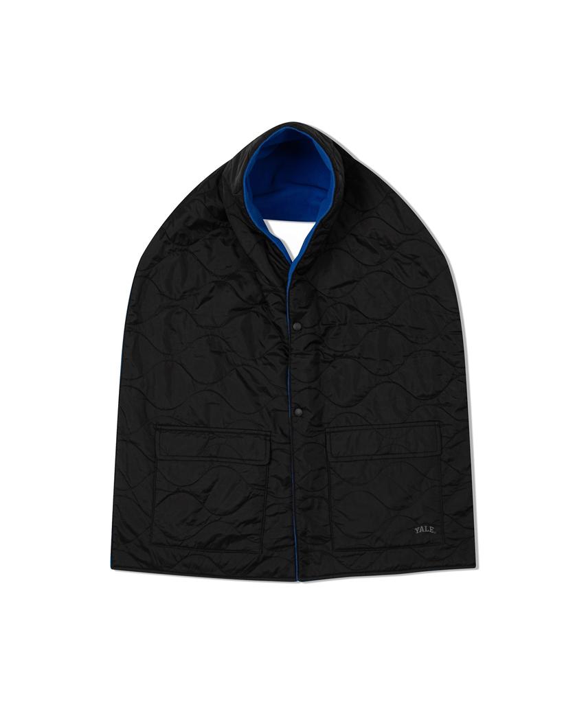 Yale [Onemile Wear] Стеганый кейп с карманом Черный/Синий