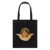 Fiorucci письмо ангел мультфильм повседневная винтажная модная большая вместимость холщовая сумка в стиле Харадзюку сумка для покупок в стиле хип-хоп женские сумки на плечо