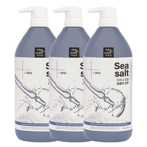 mise en scène Hair & Scalp Deep Clean Booster Shampoo 800g x3
