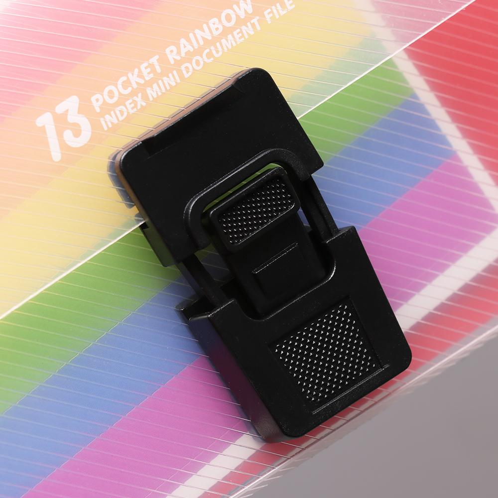 A6 Школьный пластиковый кейс для файлов 13 карманов Органайзер для бумаги Сумка для документов Папка для файлов