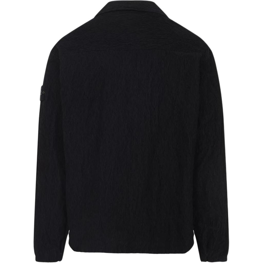 STONE ISLAND Solid Color Polo Collar Long Sleeve Jacket Men Jackets K2S151200020S0229-V0029