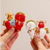 Good Luck Resin Horse Statue Rotatable Desktop Ornament Creative Zodiac Horse Ornaments  Home