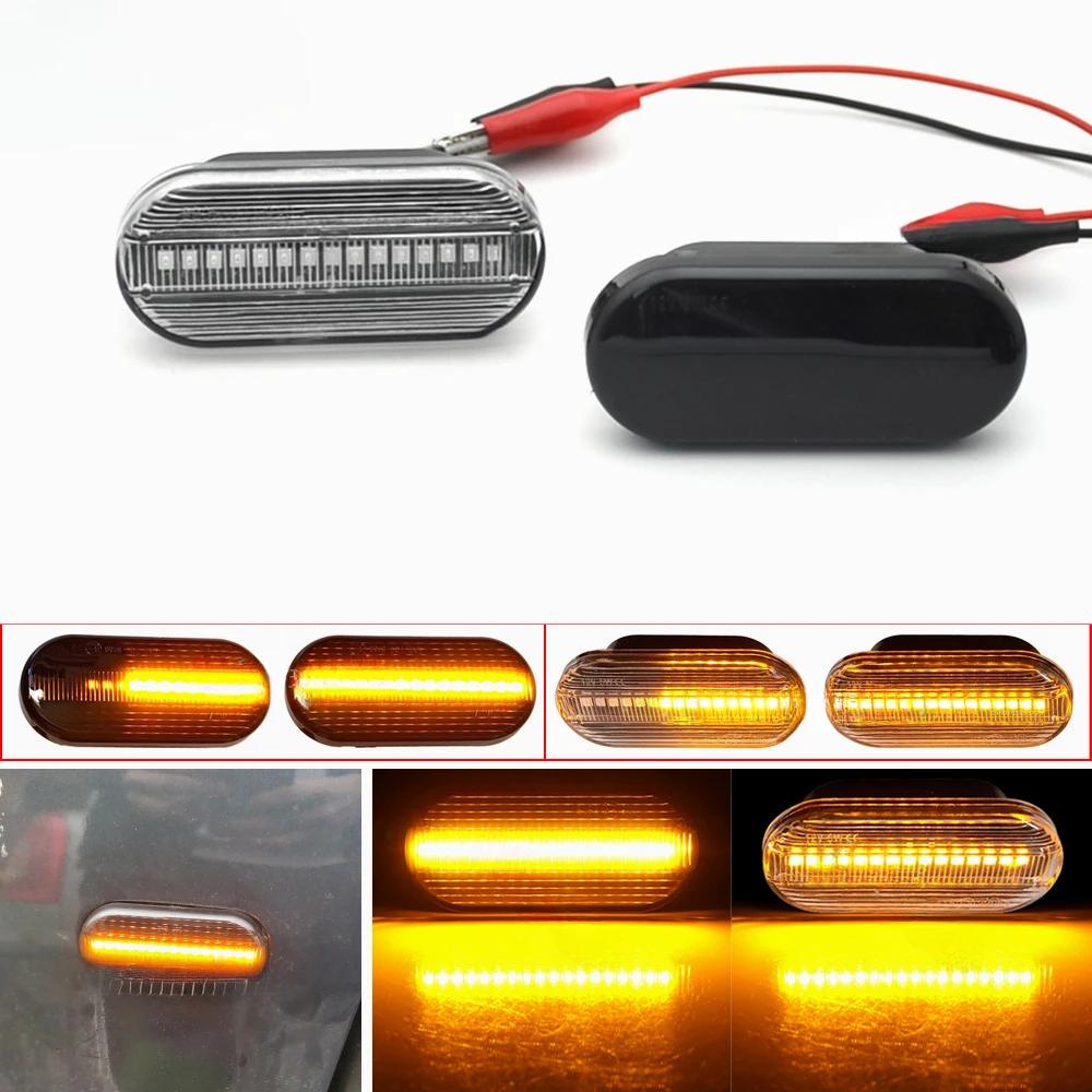 2pcs For SEAT Ibiza 6L Cordoba Toledo Leon MK1 MK2 LED Dynamic Side Marker Light Turn Signal Light for Octavia msg522