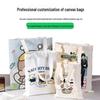 Экологичная холщовая сумка-тоут для DIY с индивидуальным логотипом для рекламы