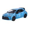 1/64 Toyota GR Corolla Металлическая машинка Литье под давлением и игрушечные транспортные средства Модель автомобиля Масштабная миниатюрная модель Автомобильные игрушки Для детей