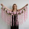 Hanging Garland Simulated Wisteria Flower Floral Plants Fake Flower Strings  Proposal