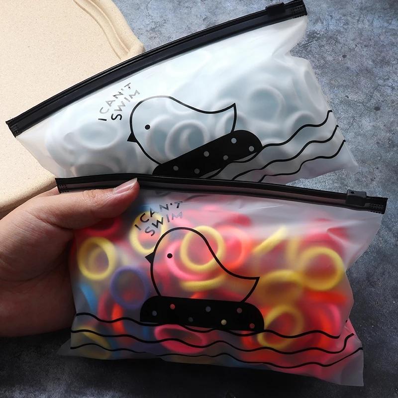 50/100 шт./компл. держатель для хвоста для девочек эластичные резинки для волос детские модные красочные аксессуары для волос