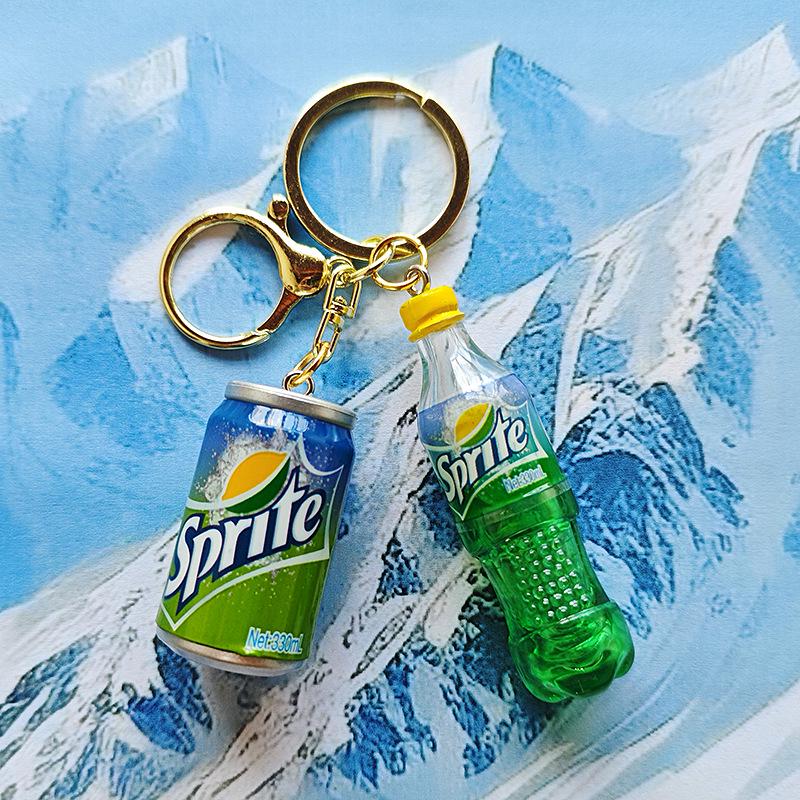 Брелок Coca-Cola Sprite Fanta: Межгосударственный кулон-крышка от бутылки для сумок или автомобилей, Уникальный подарок для пары.
