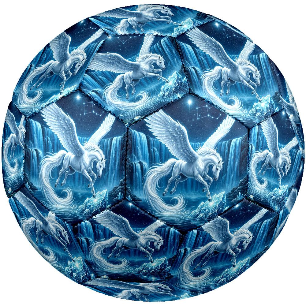 1pc Pegasus Waterfall Night Durable Size 5 Soccer Ball Professional Match Training Football Indoor &Outdoor Sports Ball p60136