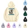 Women's Fashion Lightweight Long Sleeve Pullover Hoodies With Pockets Graphic Hoodie