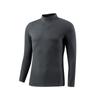 Men's and Women's Thermal Half Turtleneck Long-Sleeve Top - Korean Style White Base Layer for Autumn/Winter.