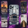 Мусульманский и Кааба Чехол для телефона Для iPhone 17,16,15,14,13,12,Pro,Max,Plus,E,SE4,Air,Mini Черный Мягкий Коробка