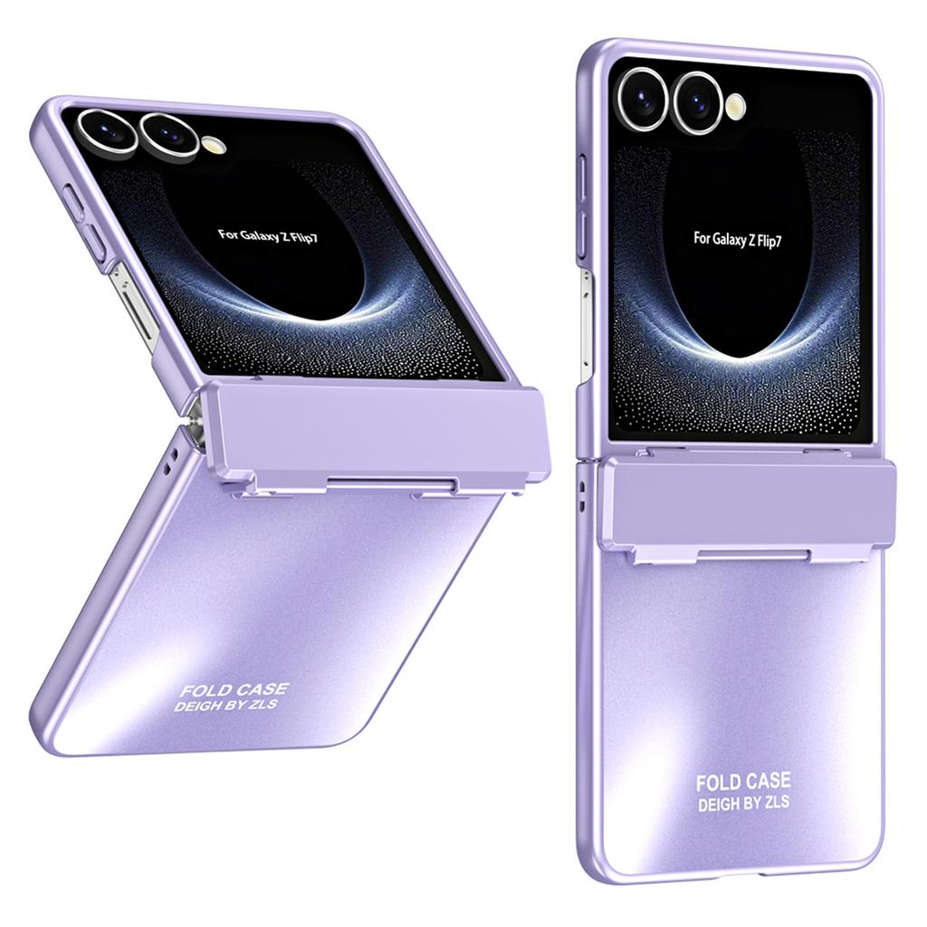 Чехол для Samsung Galaxy Z Flip7 5G Гальваническое покрытие Жесткий ПК Защитная крышка для телефона