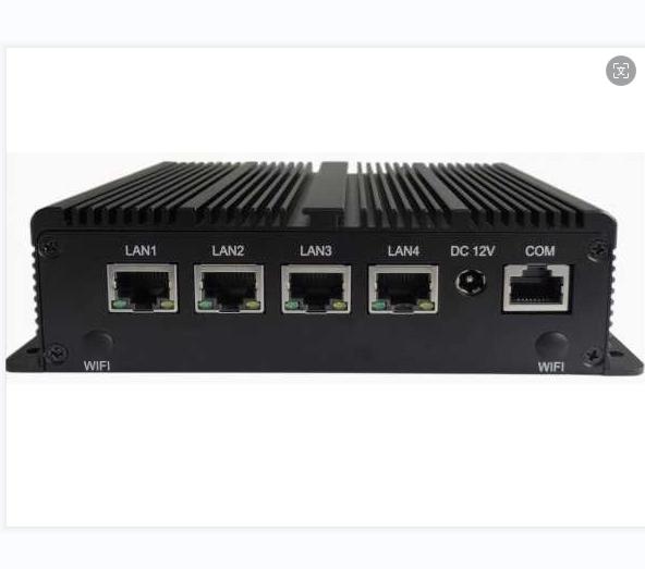 4LANS J4125 Fanless Embedded Mini Industrial PC Computer for Edge Computing IOT Gateway Support Windows10 OS