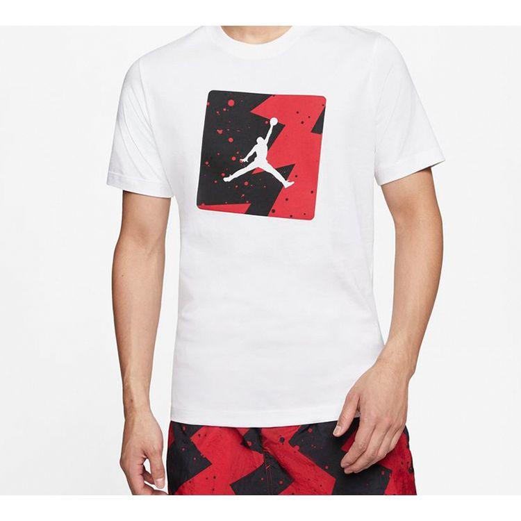 Jordan Мужская футболка с круглым вырезом и коротким рукавом с принтом CJ6245-100