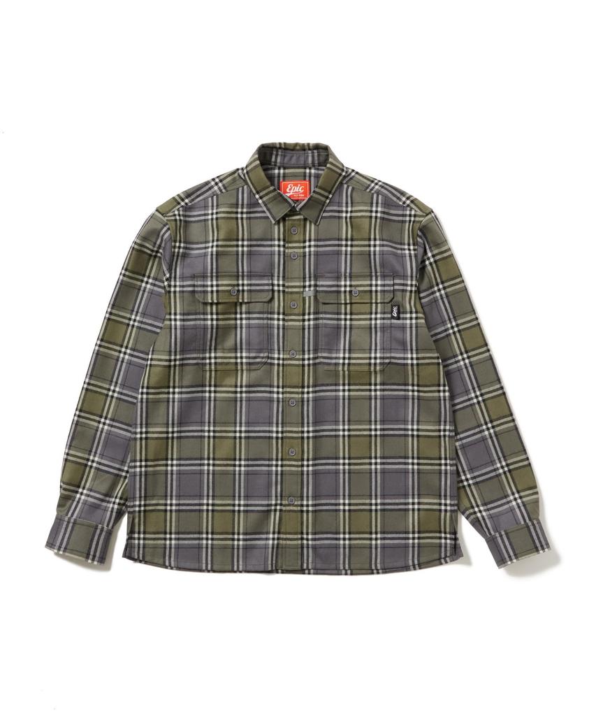 Snow Peak Tasman Merino Wool Shirt Tops Shirt Long Sleeve GREEN CH M EP-SH-26SU003 Men's Women's