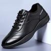 Spring New Men's Casual Leather Shoes Men Autumn Fashion Men Sneaker Wear-resistant Soft Sole Outdoor Sneakers Walking Shoes Man