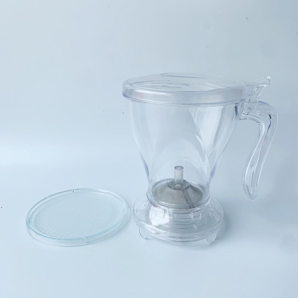 Transparent Pour Over Coffee Dripper 600ml Coffee Brewer Pot Coffee Filter Cup Living Rooom