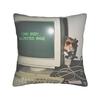 Funny Explosion Hamster Square Pillow Cases  Cushion Cover Creative Polyester Decorative Pillowcover for Seat xcm
