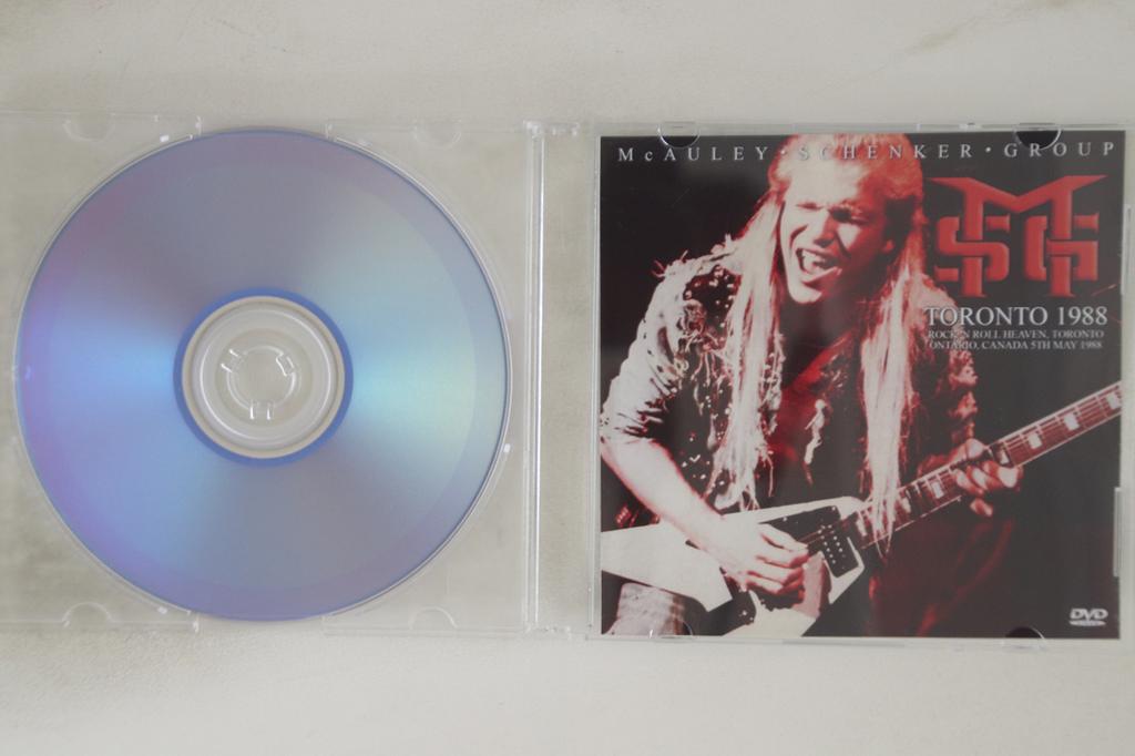 DVD MCAULEY SCHENKER - Toronto 1988 NONE NOT ON LABEL Unknown Metal Used