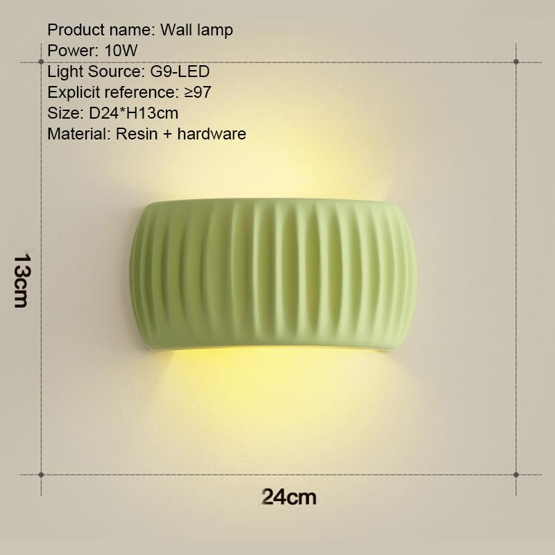 Настенный светильник для спальни, гостиной, домашнего декора, лампа 110 В, 220 В, современная смола, ресторан, внутренний коридор, крыльцо, прикроватные настенные светильники