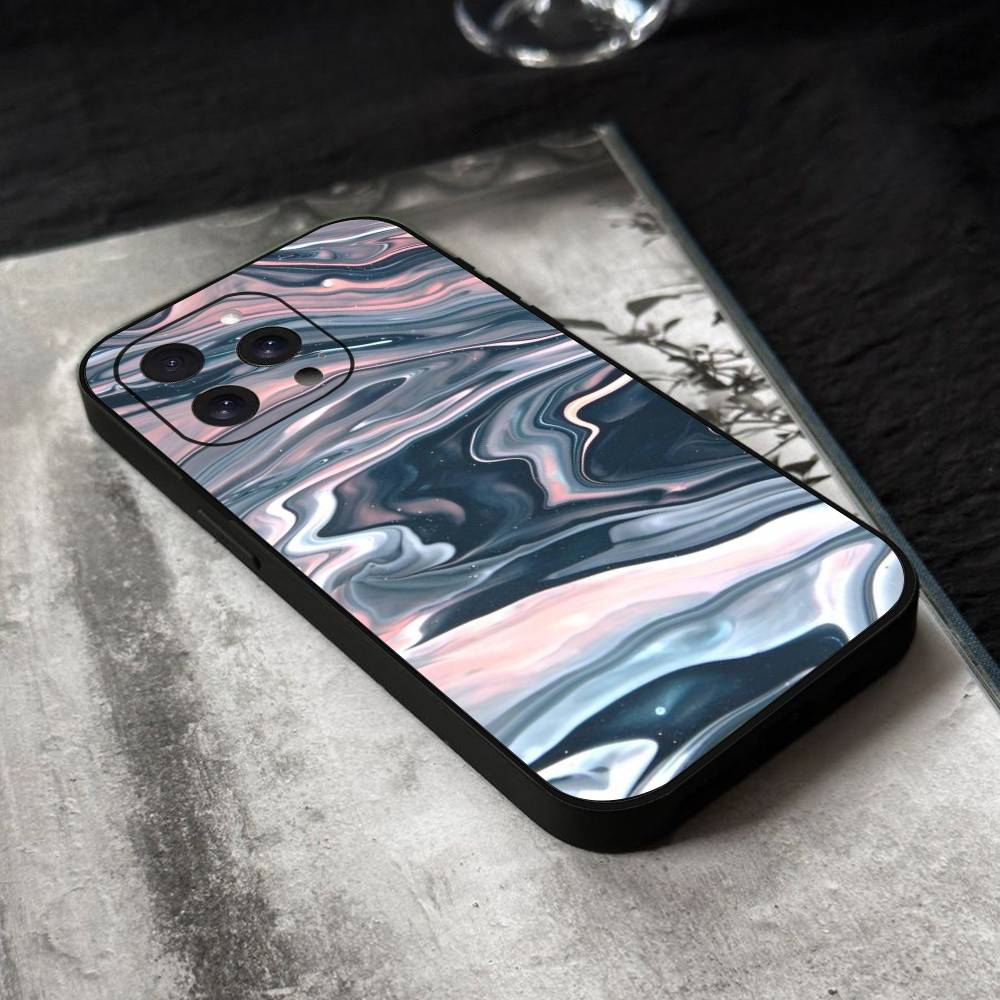 Marble Painting Phone Case Silicone Soft For IPhone 17 Air 16 15 14 13 12 11 Plus Pro Max Plus