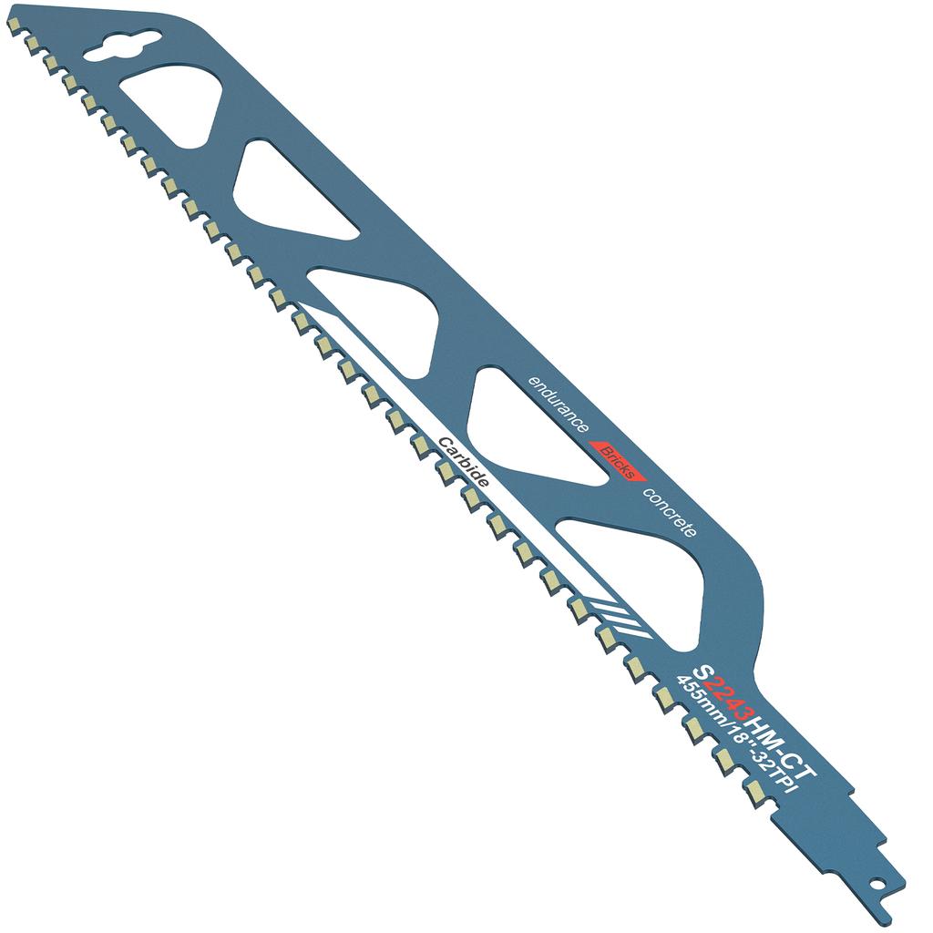 Reciprocating Saw Blade 10/12/18/20in Universal Cutting Recip Sabre Saw Blade Masonry Cutting Blade for Cement Composite Panels