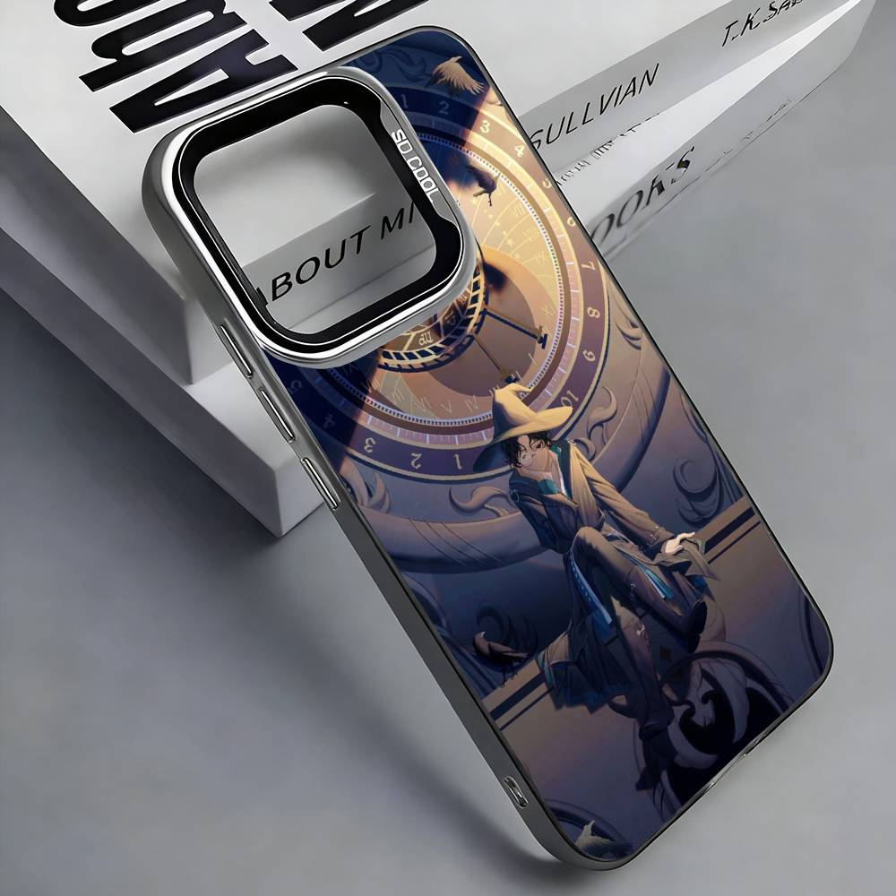 L-Повелитель Тайн Цветной Серебристый Задний Чехол Для Телефона Для IPhone 17 16 15 14 13 12 11 Plus Pro Max Plus