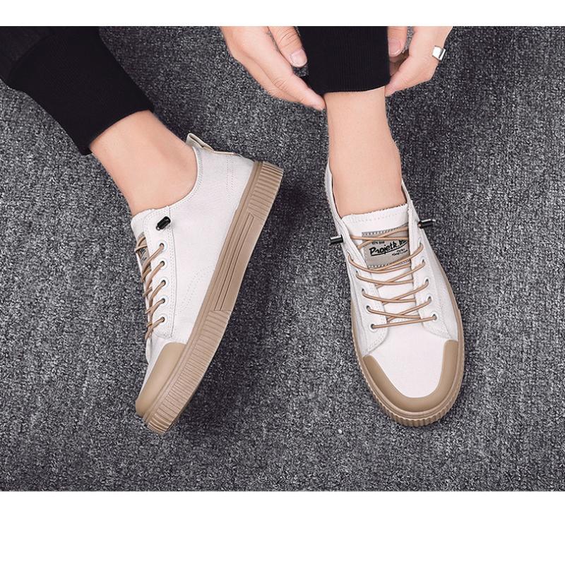 Модные удобные низкие парусиновые туфли дышащая мужская обувь Tide Shoes летняя обувь Hundred Board Shoes повседневная обувь