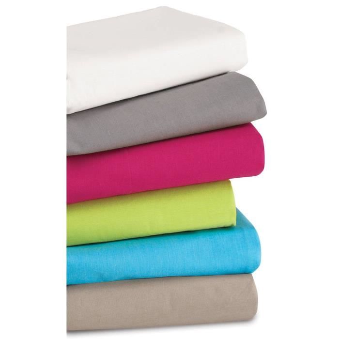 Pillowcases - Polycotton - Fuchsia - Set of 2 - 63x63 Cm - Washable Up To 60°