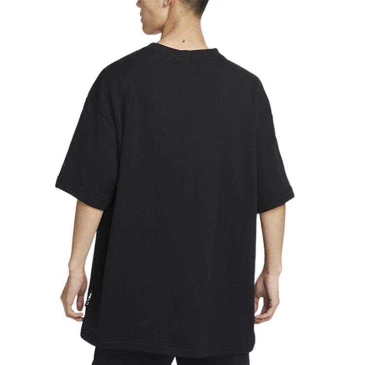 Nike Спортивные футболки Мужские Черные С круглым вырезом Средние DX0188-010