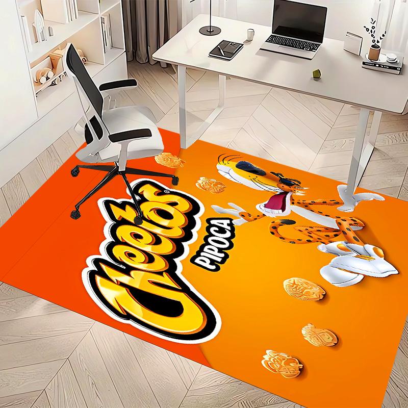 CHEETOS Printed Absorbent Washable Carpet, Non-Slip Bathroom Mats, Kitchen Rugs, Yoga Mat,Living Room Entrance, Camping Picnic Rugs