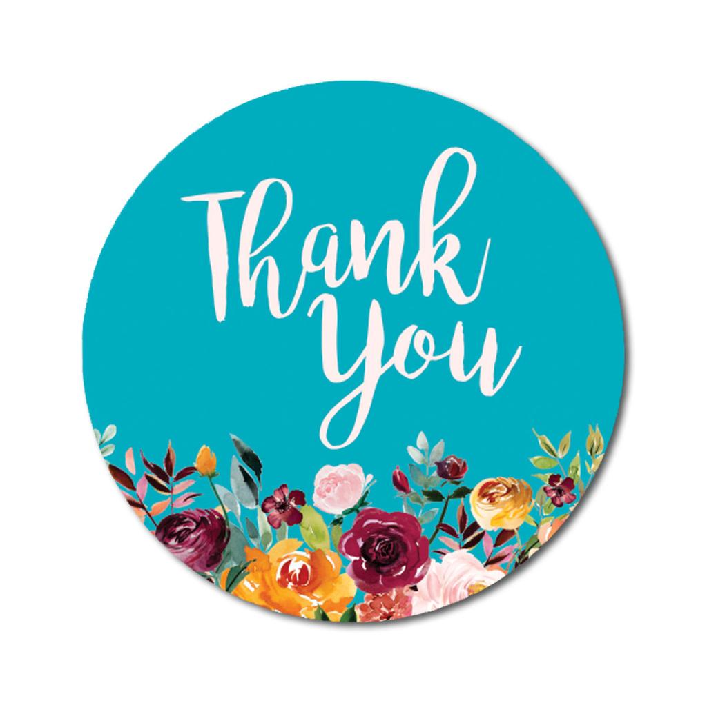 Darling Souvenir ботаническая цветочная рамка 1,6 дюйма фуксия розовая круглая нестандартная благодарность наклейки-45