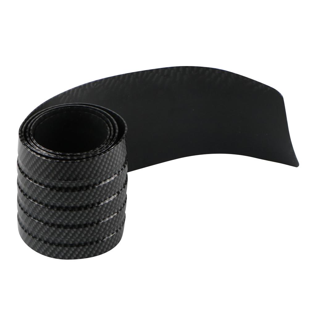 Защитная полоса 90/104 см, резиновая полоса для предотвращения столкновений на бампере автомобиля, коврик для багажника из углеродного волокна, накладка на заднюю дверь, задняя полоса
